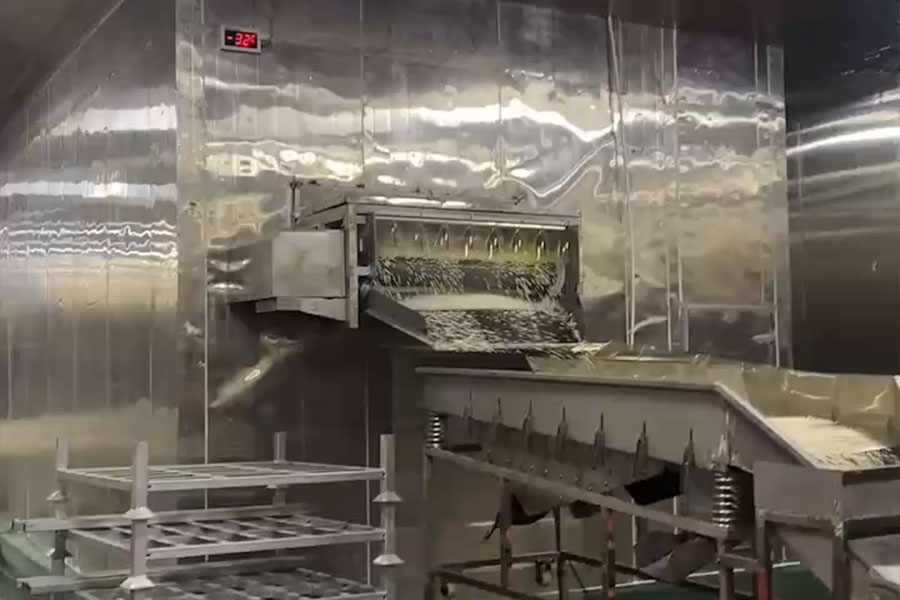 Une entreprise alimentaire de la province du Fujian développe un projet de tunnel de surgélation.